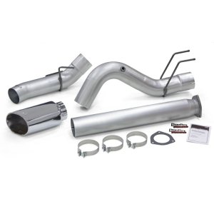 Ford F-250 Performance Exhaust - Single Exit - Banks Power - Monster Cat Back - Chrome - `17-`25